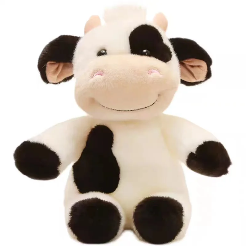 Soft white cow toy plush cow doll for gifts in 20cm