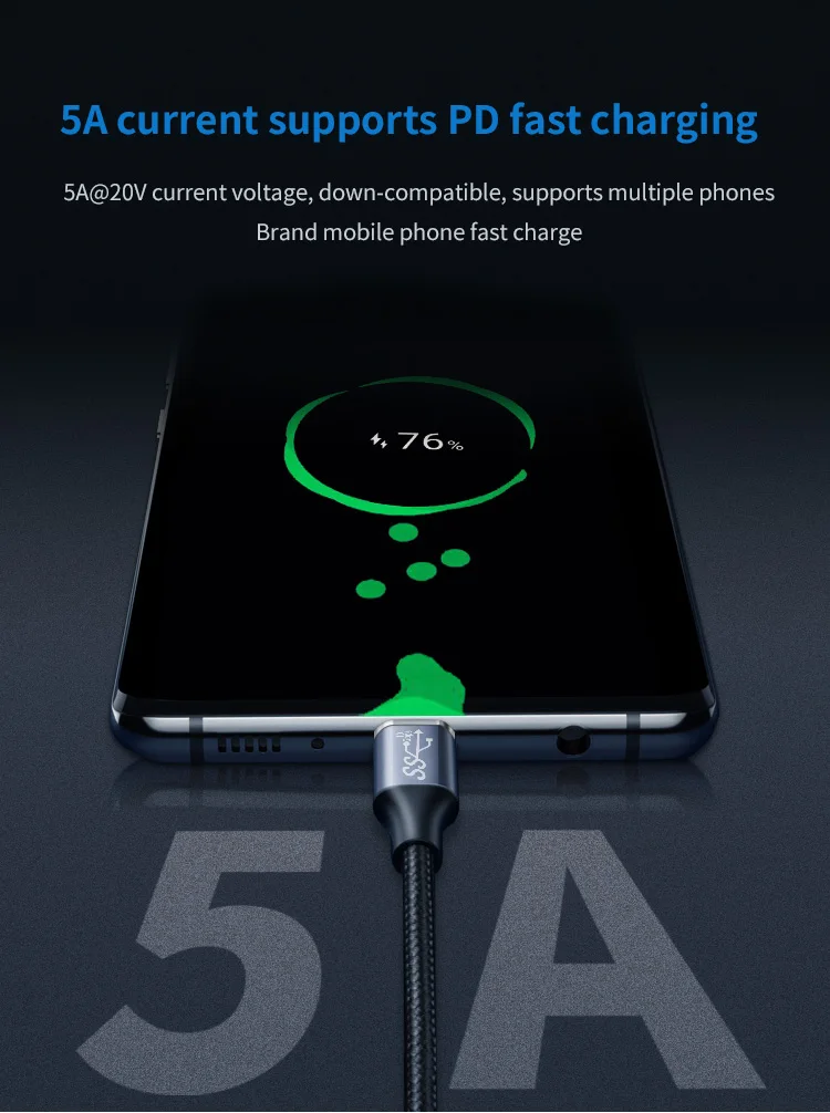 Кабель-преобразователь USB 3,0 Type C otg для Huawei, удлинитель зарядного устройства для мобильного телефона