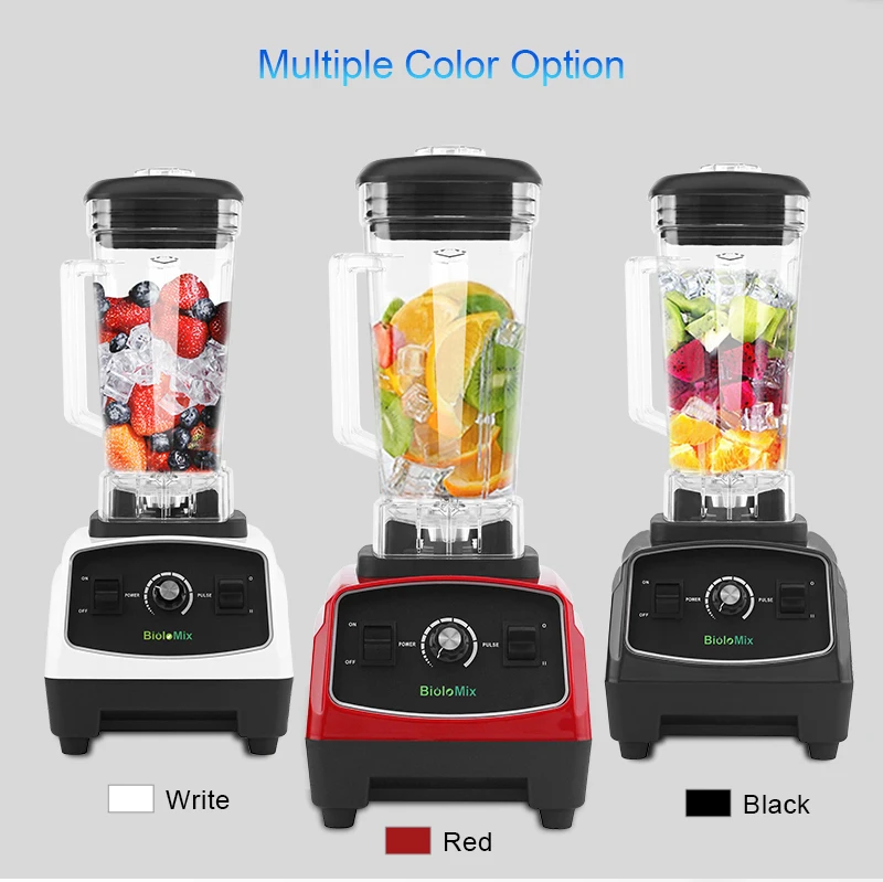 Customize Nutrimax BPA Free Heavy Duty Commercial Grade Blender Mixer Juicer High Power Food Processor For Ice Smoothie Fruits