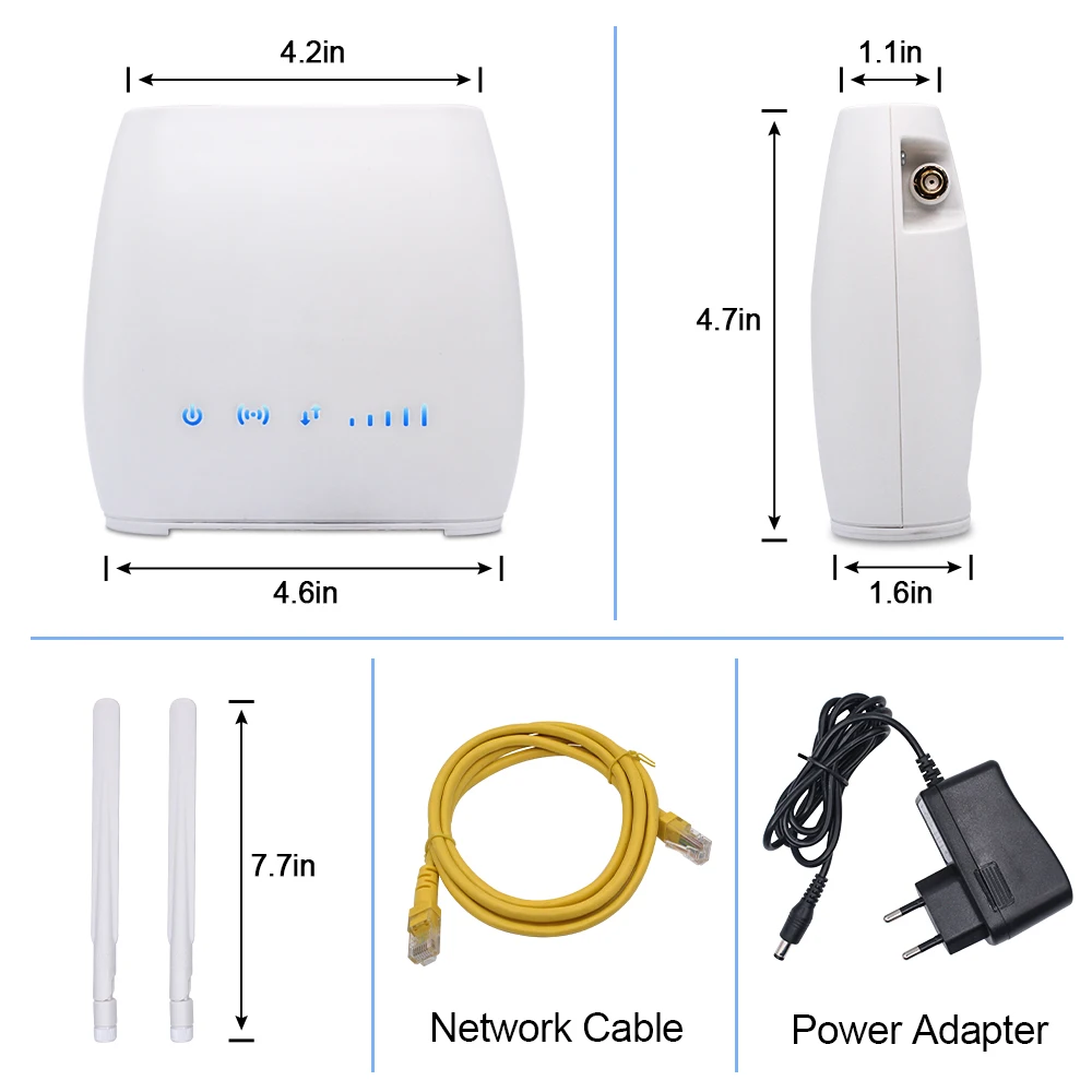  Yeacomm S11 1 RJ11 Lan port Unlock volte voip 4G Wireless Router LTE WiFi with SIM Card