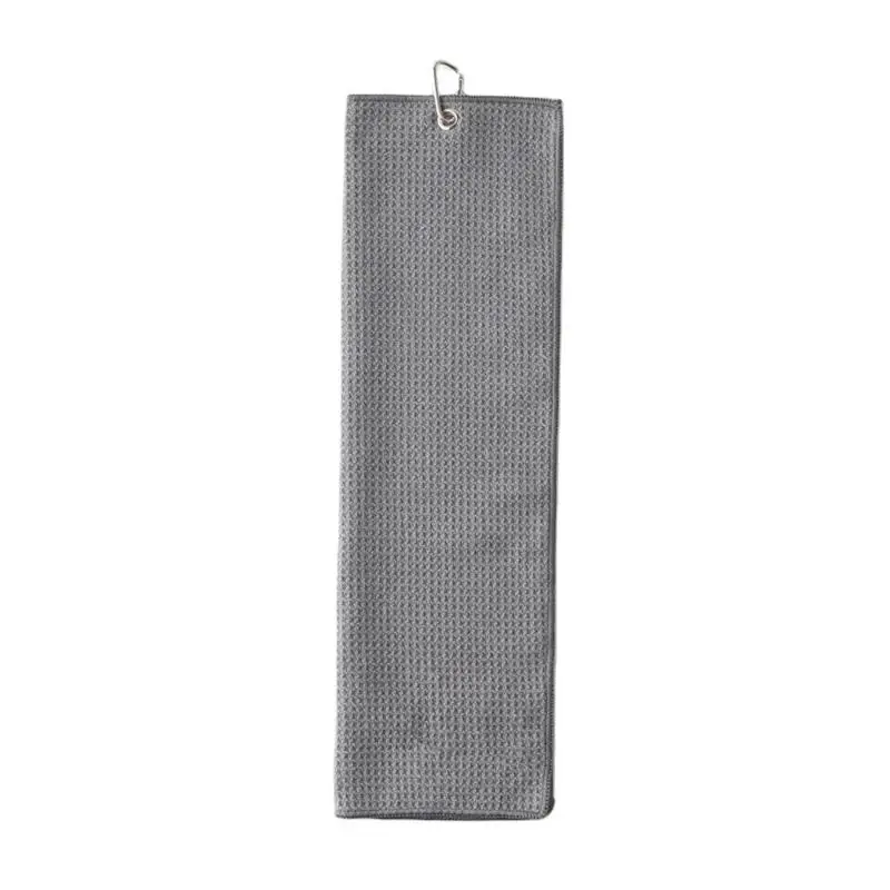 Custom Golf Magnetic Towel Sports Accessories Ball Waffle Microfiber Golf Towel