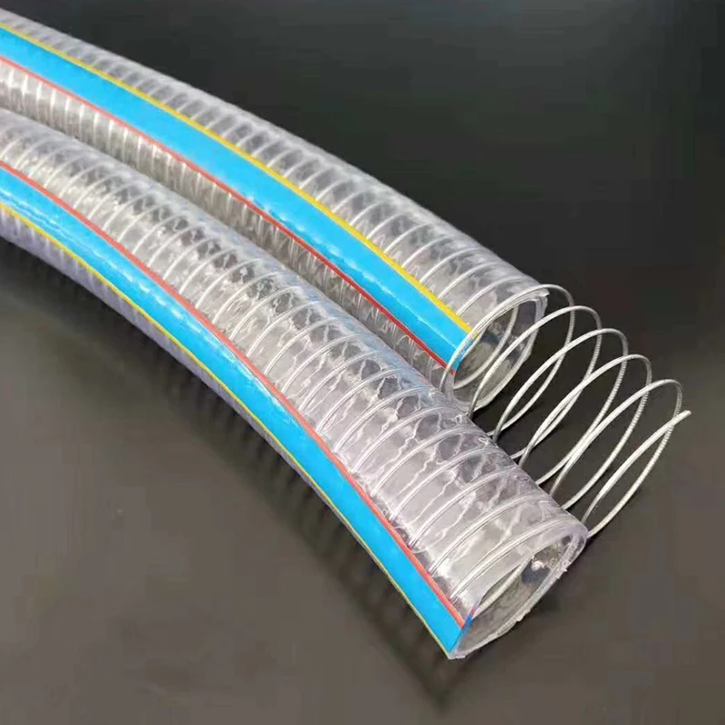 
pvc steel wire reinforced hose/plastic tube 