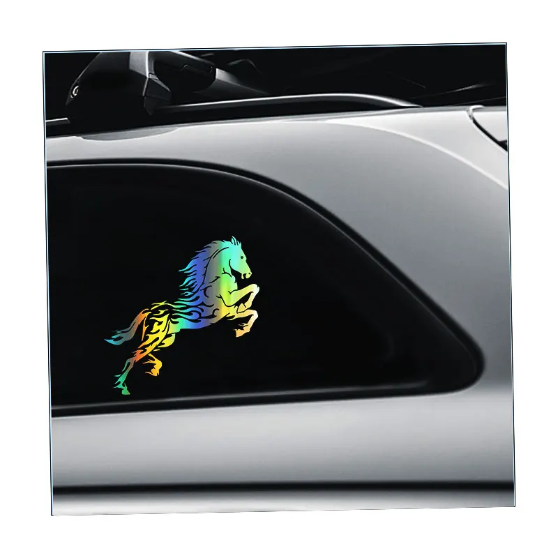 Handsome Horse 19.5X20CM Car Sticker Waterproof Vinyl Logo Decal Plastic DIY Car Styling Accessories Pegatinas Para Coche