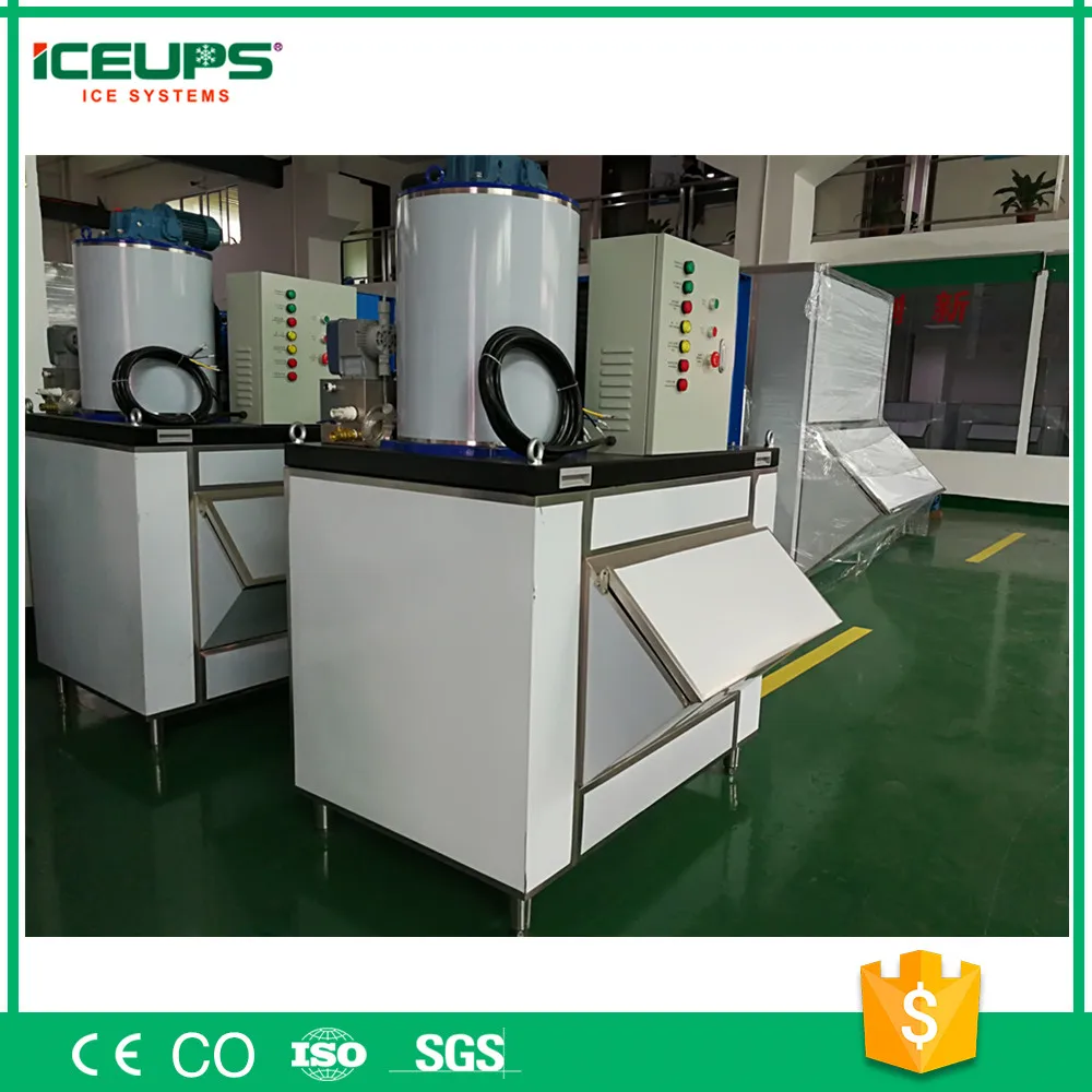 
Commercial ice machine Supermarket Flake Ice Machine 1 ton per day. 