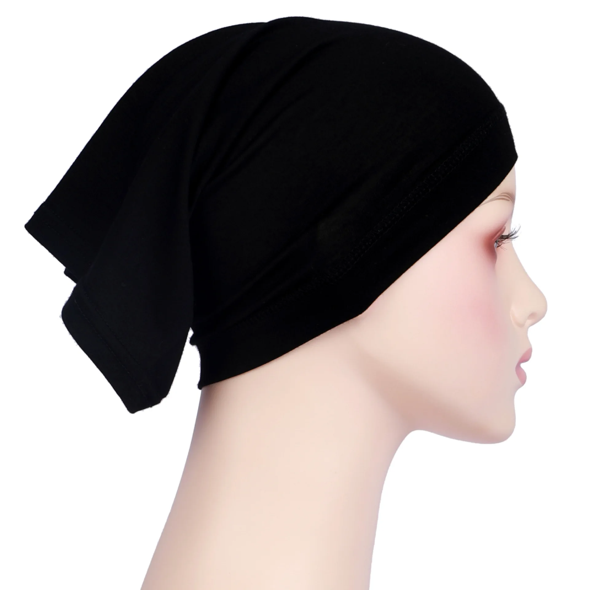 Wholesale Custom Popular Women Designer Tube Jersey Inner Cotton For Muslim Malaysia Hijab Cap
