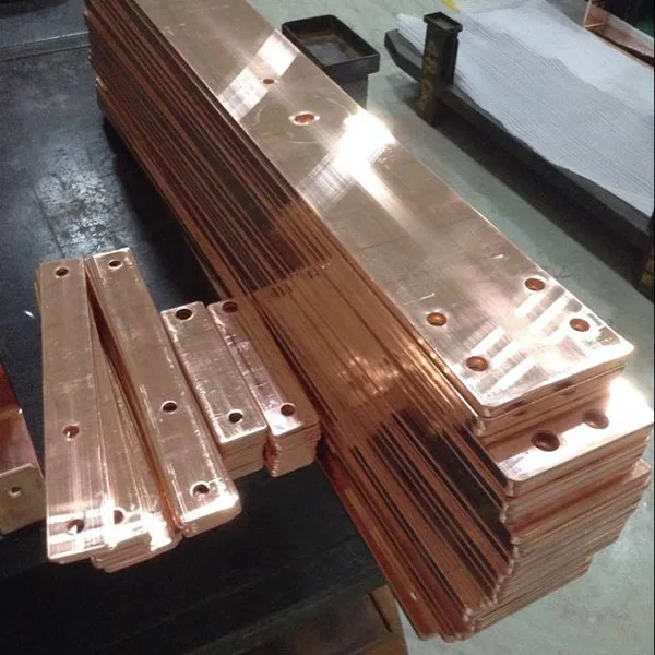 High-quality electrically grounded copper busbar/flat pure busbar connectors