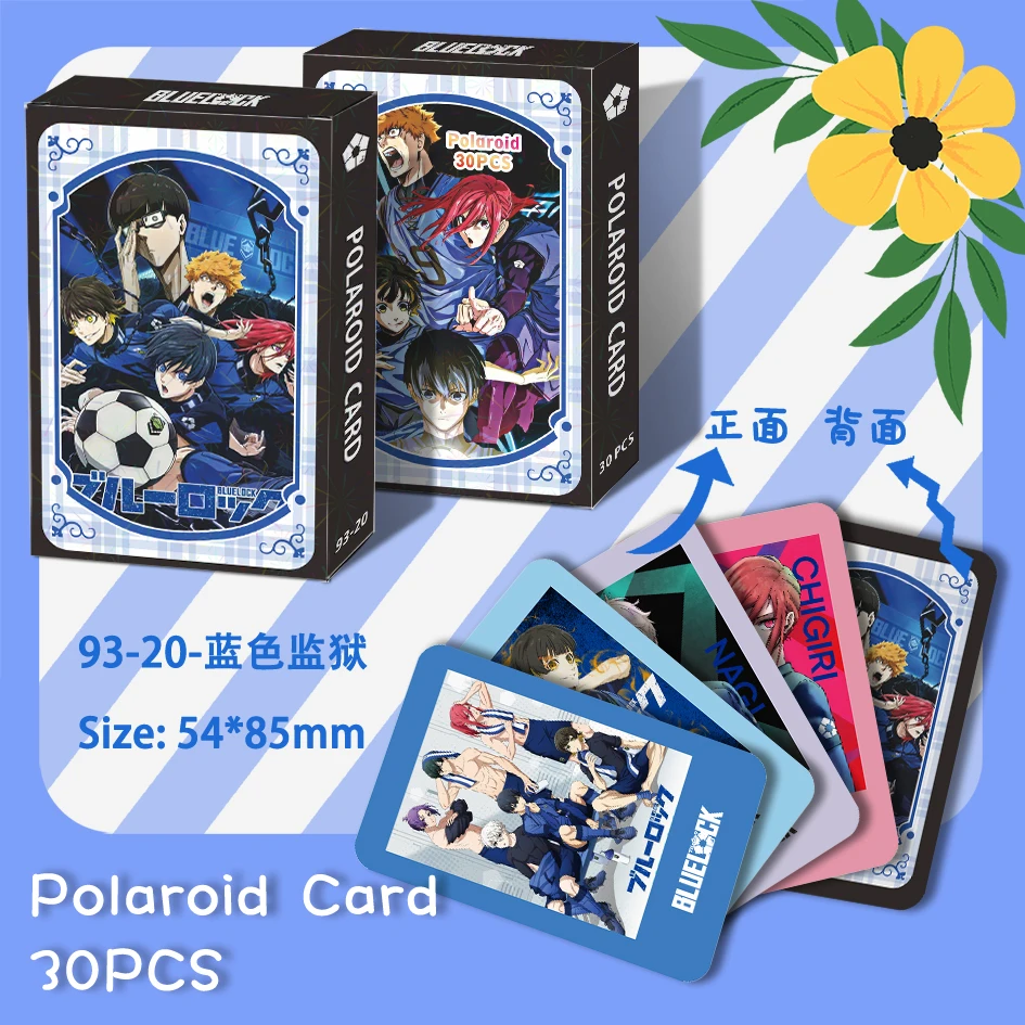 New spot Anime peripheral mini postcard Student treasure card 30 double-sided Polaroid LOMO cards