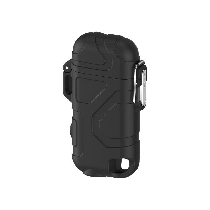 USB Rechargeable Electric Lighter Double Arc Flameless Windproof Waterproof Plasma Cool Lighter with Flashlight Made Zinc Alloy