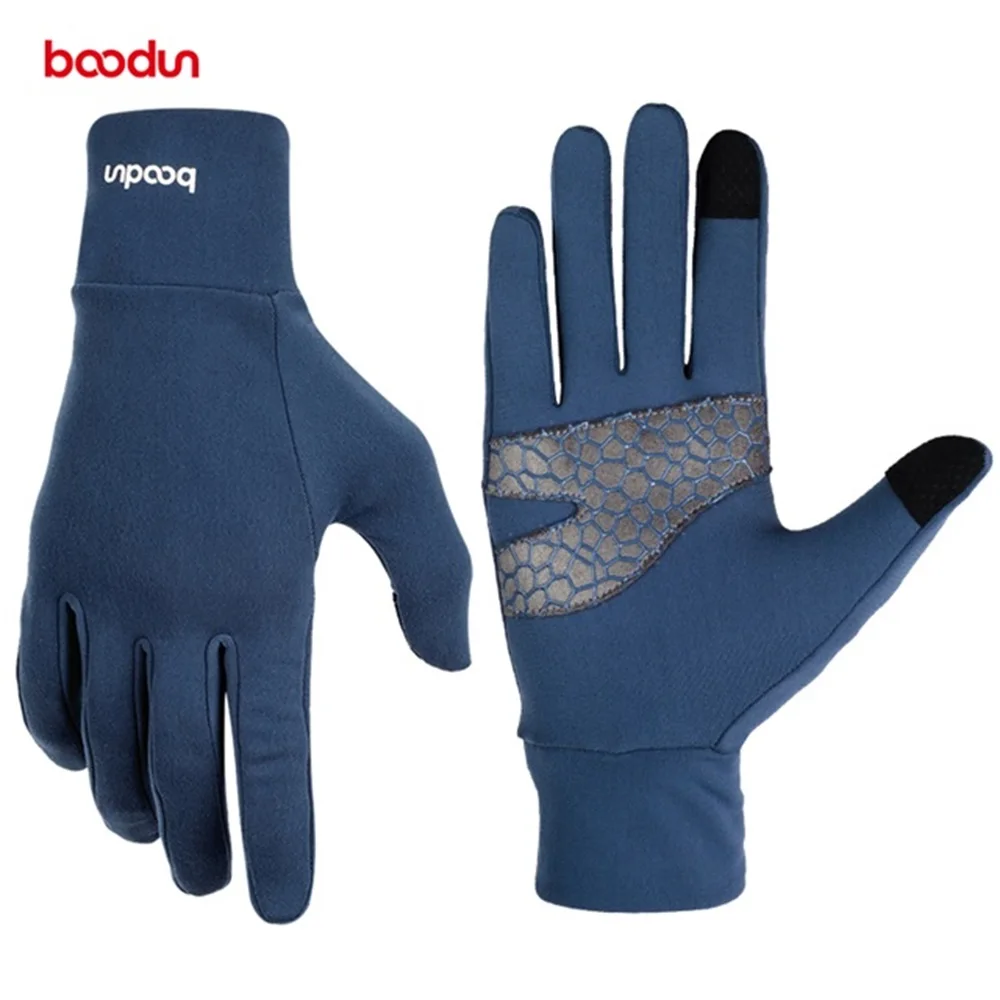 BD1054  Winter Unisex Full Finger Non-slip Wear-resistant Durable Touch Screen Keep Warm Outdoor Running Gloves