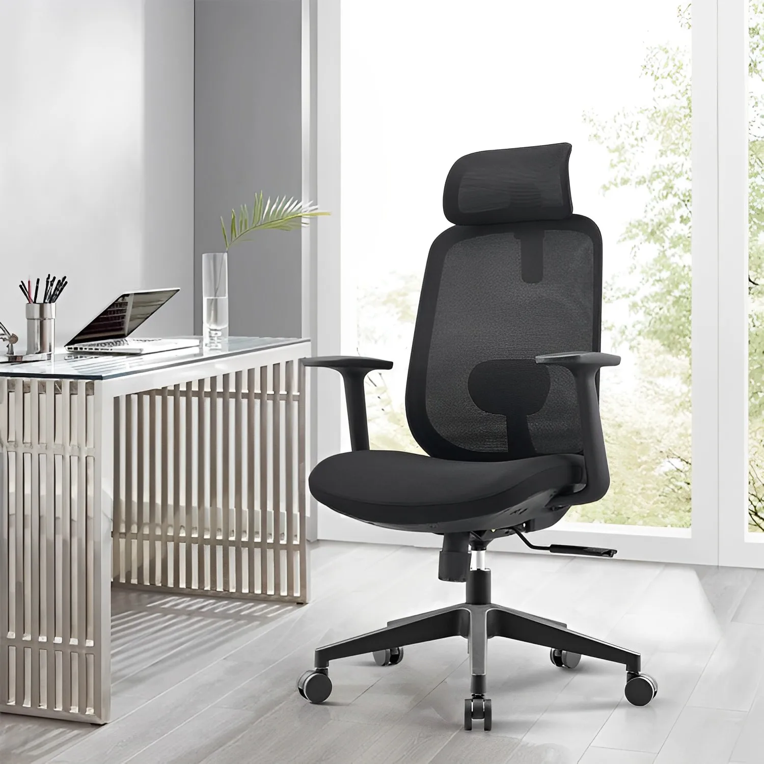 Chinese Manufacturer Ergonomic Height Adjustable Mesh Chair High Back Executive Office Chairs