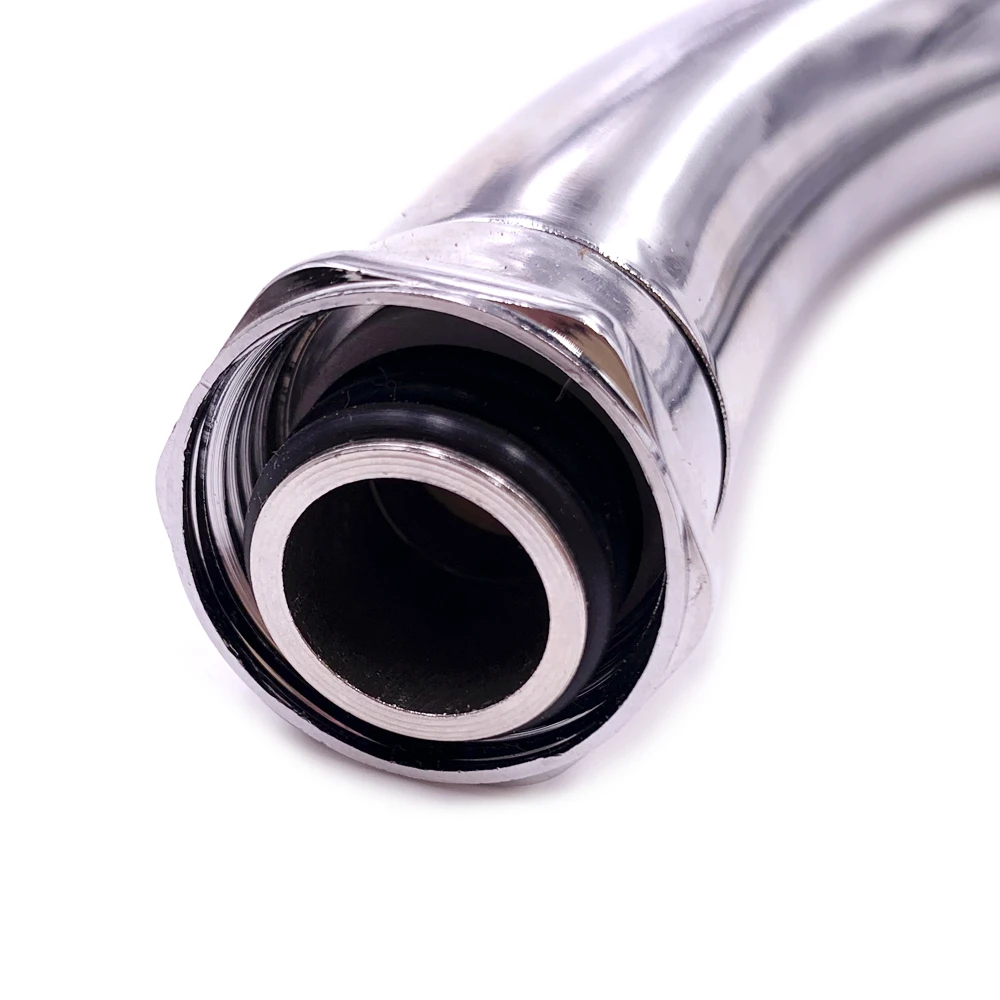 Stainless Steel 201 Chrome Plated Faucet Spout Tube Length 39cm