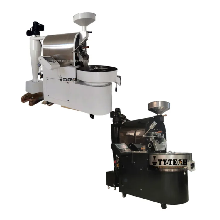 advanced MOQ one set toper hot air gas electric 5 kg coffee roaster for sale