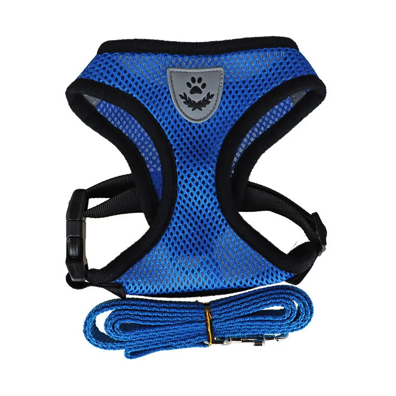 Wholesale Small Animal Harness Sets Nylon Leash Matching Cheap Supplies Pet Dog Harness