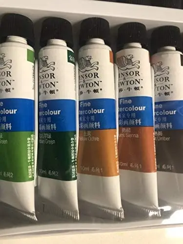 Winsor Newton Fine Watercolor Paint Set  for Artists Students Beginners 18colors of a Set