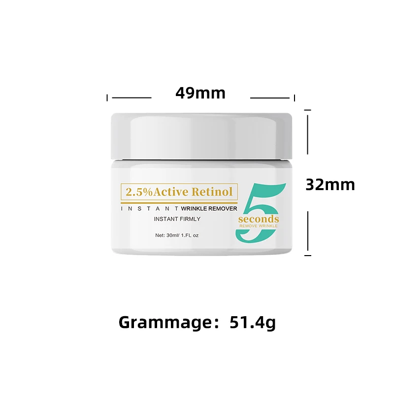 OEM Private Label Retinol Face Cream With AHA 30% BHA2% Anti Aging Anti Fine Lines Wrinkle Facial Cream Skincare Products
