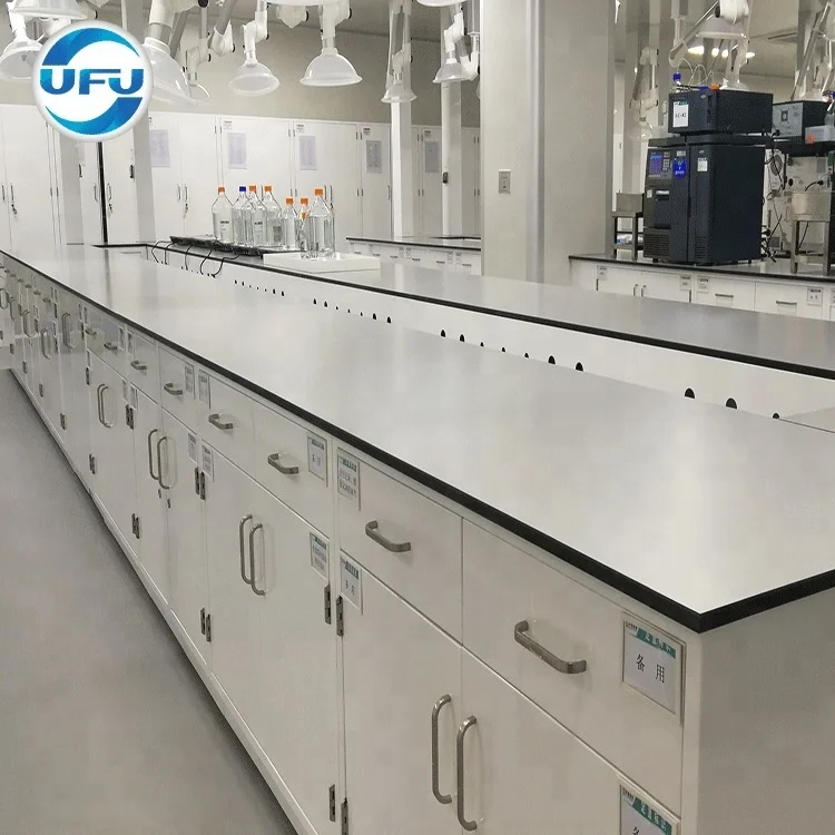 Laboratory Furniture Manufacturer Steel Side Work Station Desk