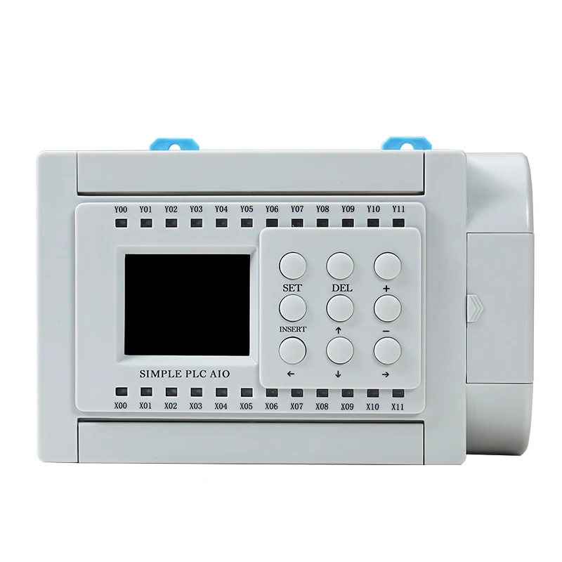 Huaqingjun 12 В 12-out релейный выход PLC с RS485 связи простой программируемый PLC Modbus RTU для сенсорного экрана
