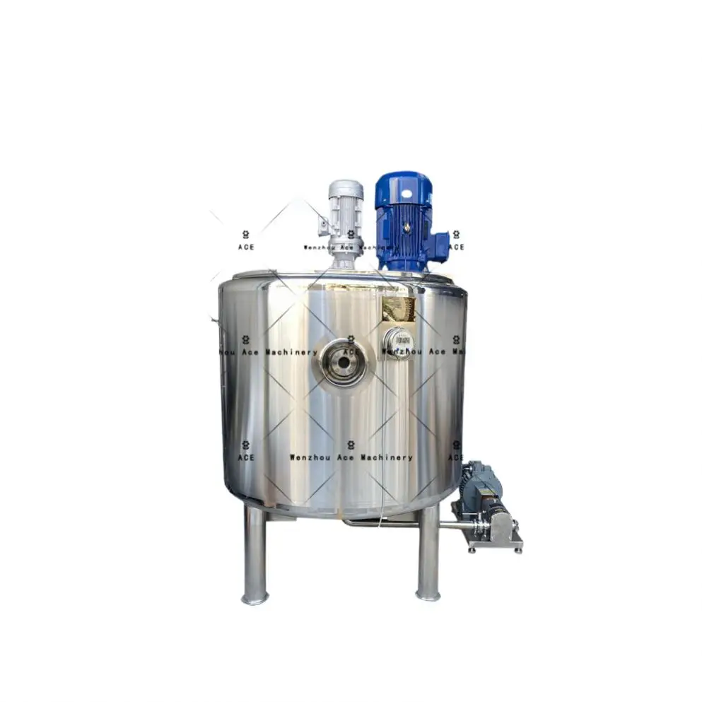 2000L Lubricating Grease Food Grade Vacuum Mixer Emulsifying Stirrers Tomato Paste Machines Mayonnaise Making Machine