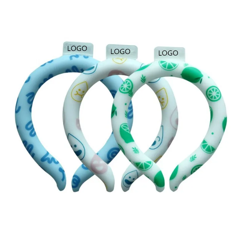 reusable neck cooling rings for outdoor sports Pcm neck cooling Belts for summer cooling Tpu Neck ice pipes