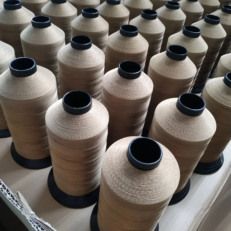 Ptfe покрытием стекловолокна швейная нить высокая температура сопротивление для высокой температуры использования в фильтр