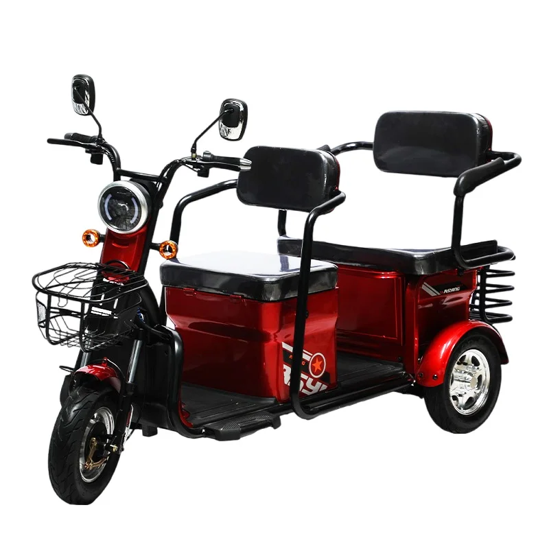 High Quality 2000W Electric Scooter Big Seat 3 Wheels 45km/h Speed 60V 50km  Electric Scooter For Adults