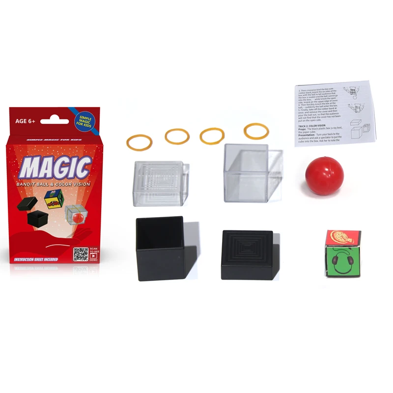 1 tricks deluxe magic kit set with toy wand magic tricks for kids card tricks amazing family games magician illusions gifts kid