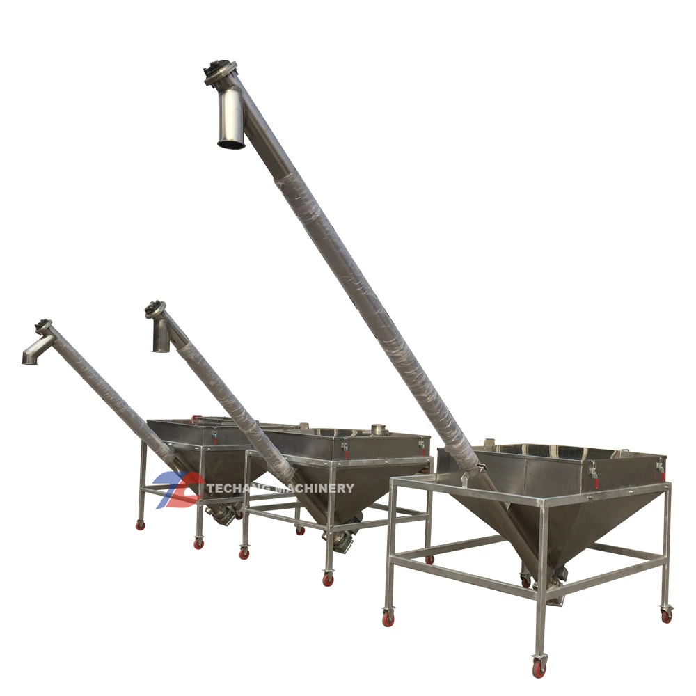 Easy Connection Stainless Steel Granule Screw Feeder