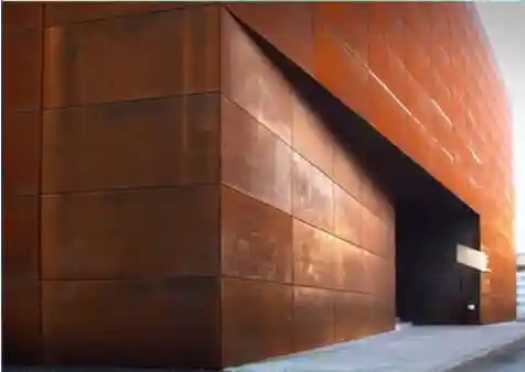
Exterior wall cladding weathering steel panel price m2 