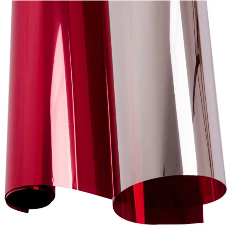 99% UV Rejection Heat Insulation Metallized Polyester Reflective Mylar One Way Mirror Building Window Film