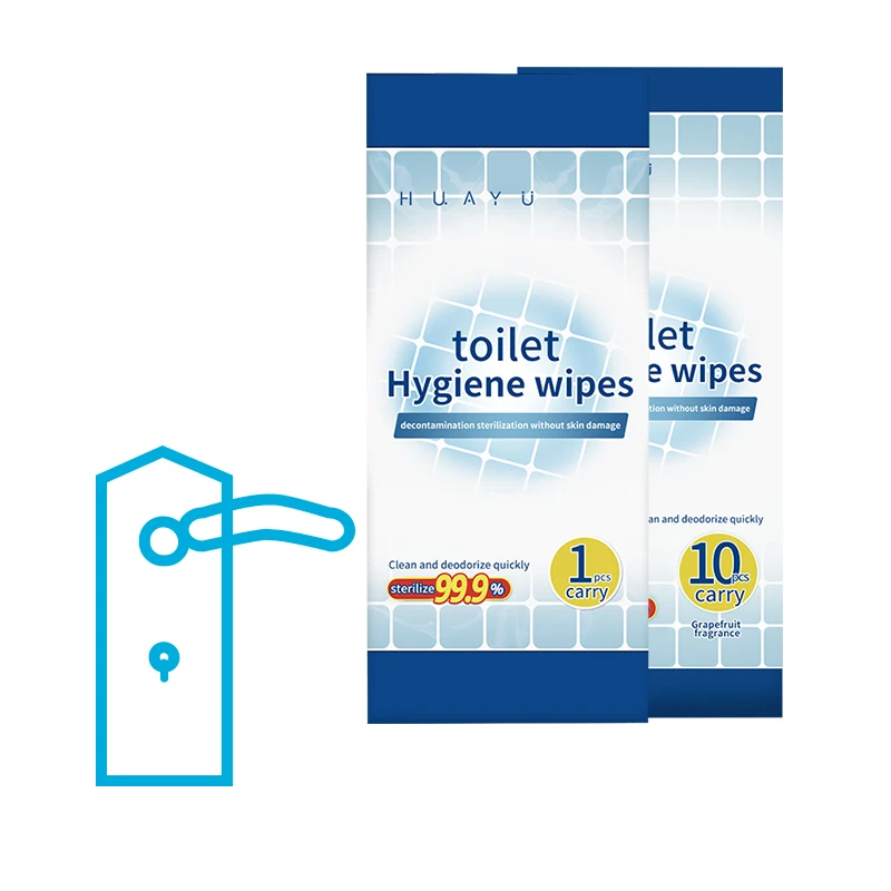 Hot Sale OEM Biodegradable Cleansing Toilet Wipes Eco-friendly Disposable Wet Wipes For Clean