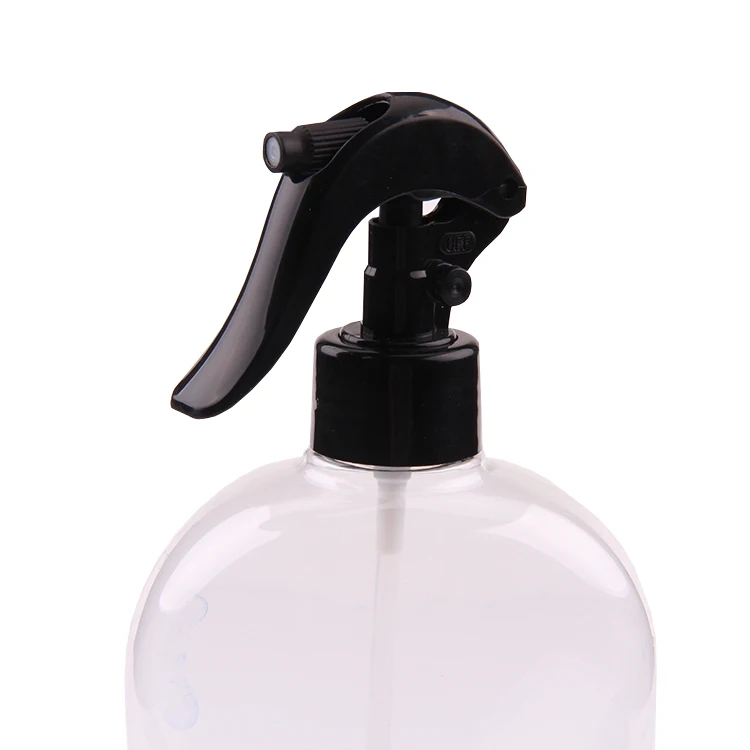 
Black and transparent smooth surface mini trigger sprayer for bottles 