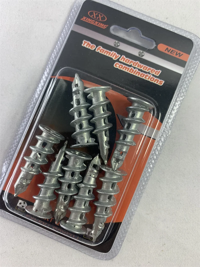 New Listing Zinc Alloy Tower Expansion Heavy Duty Self-drilling Anchor Bolts Screw For Drywall With Screws Kit