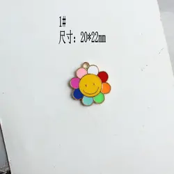 Cute cartoon character Boy girl Mermaid enamel pendant DIY jewelry material accessories wholesale