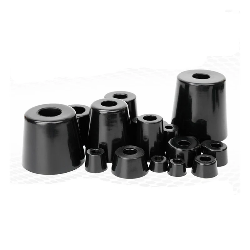 Glue machine audio foot pad with screw hole gasket factory direct rubber foot pad rubber