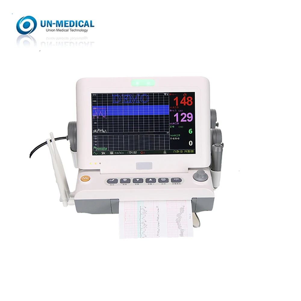 ООН-медицинские UNL8-ME 10,2 дюймов 90 градусов Складная Беспроводная материнской его фетального кровообращения мать допплер