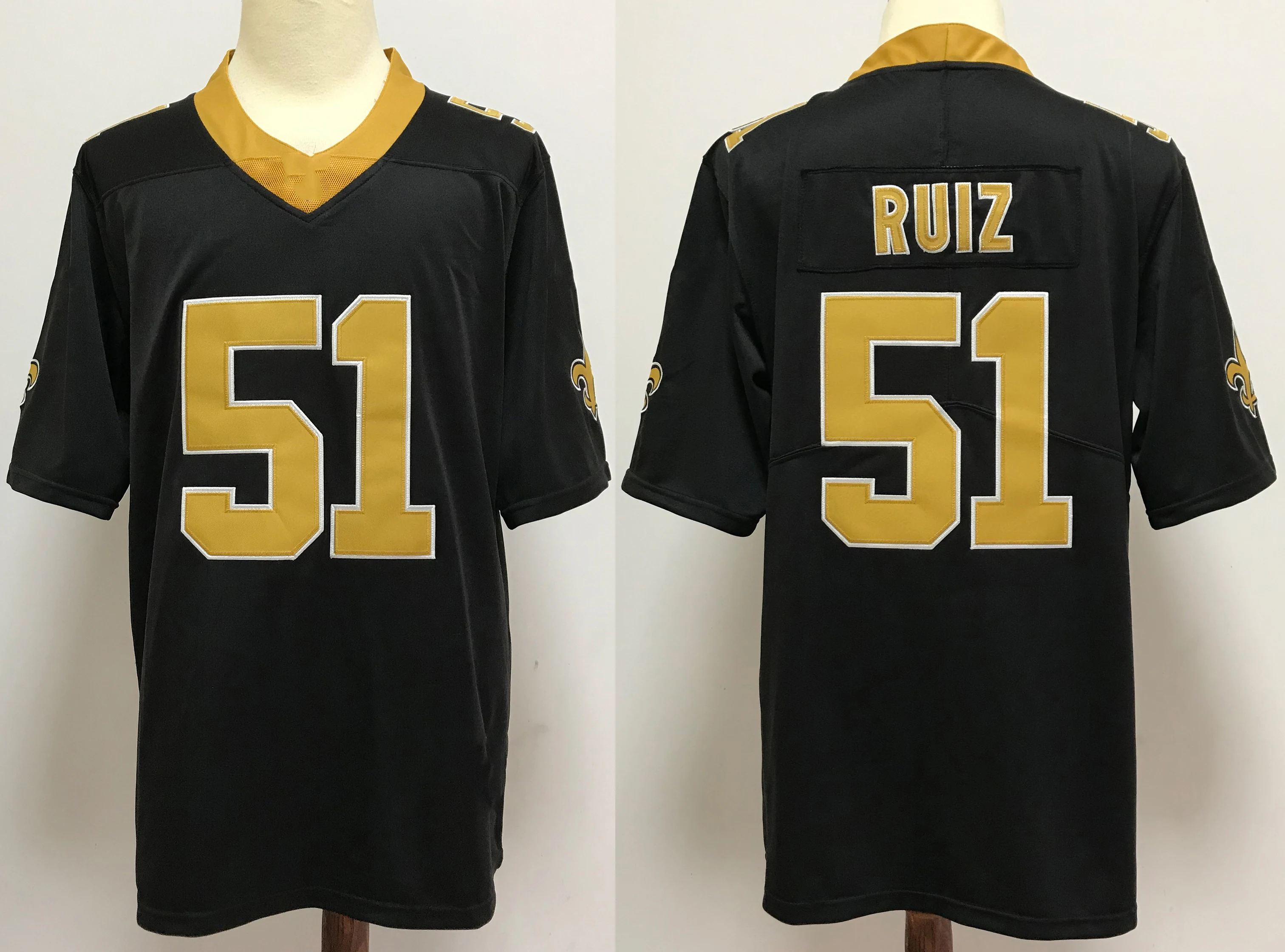 
2021 New American Football Jersey 9 brees 51 Ruiz men custom embroidery football jersey 
