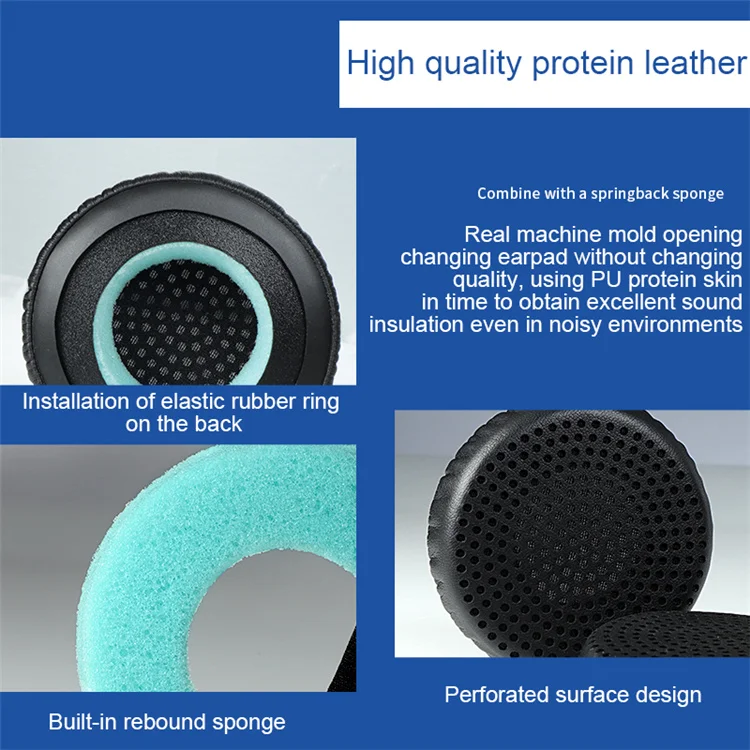 Earpads Replacement Cups Ear Pads Cushion Cover for Grind uproar Wireless Headphones Headset Pillow Sleeve Earmuff