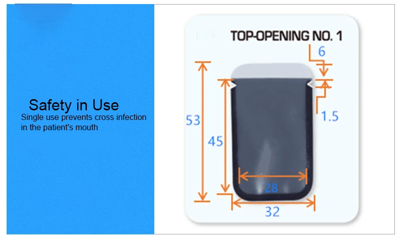 dental barrier envelopes dental X Ray film protective bag dental barrier film