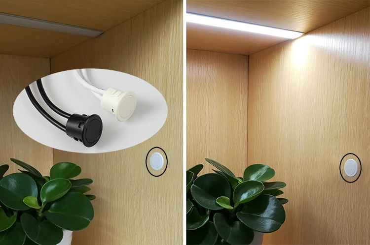 TD004 Free Touch Sensor 12v LED Dimmer Touch Sensor Switch for LED Strip Light