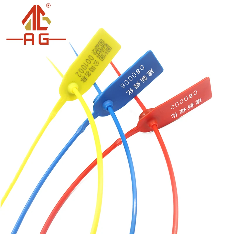 AG Brand PP Locking Security Diplomatic Pouch Bags Seal Safe Disposable Plastic Seals