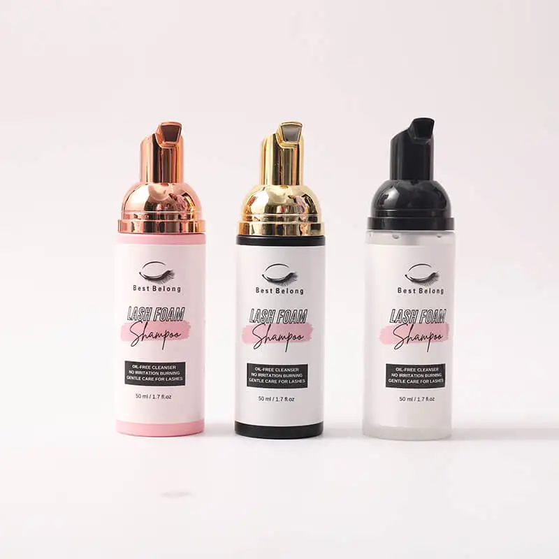 Eyelash Extension Aftercare Eyelid Cleanser Eyelash Pump Bubble Lashshampoo Oil Free Lash Shampoo Pink Las Extension Tools