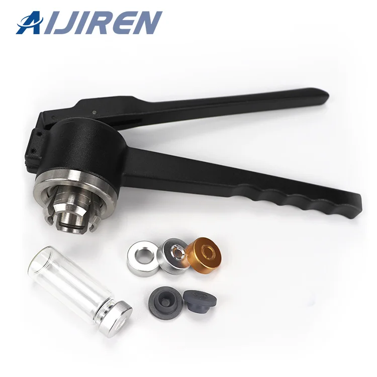 Wholesale hand manual crimper for medical 8mm 20mm glass vials crimper and decrimper for aluminum crimp cap sealing