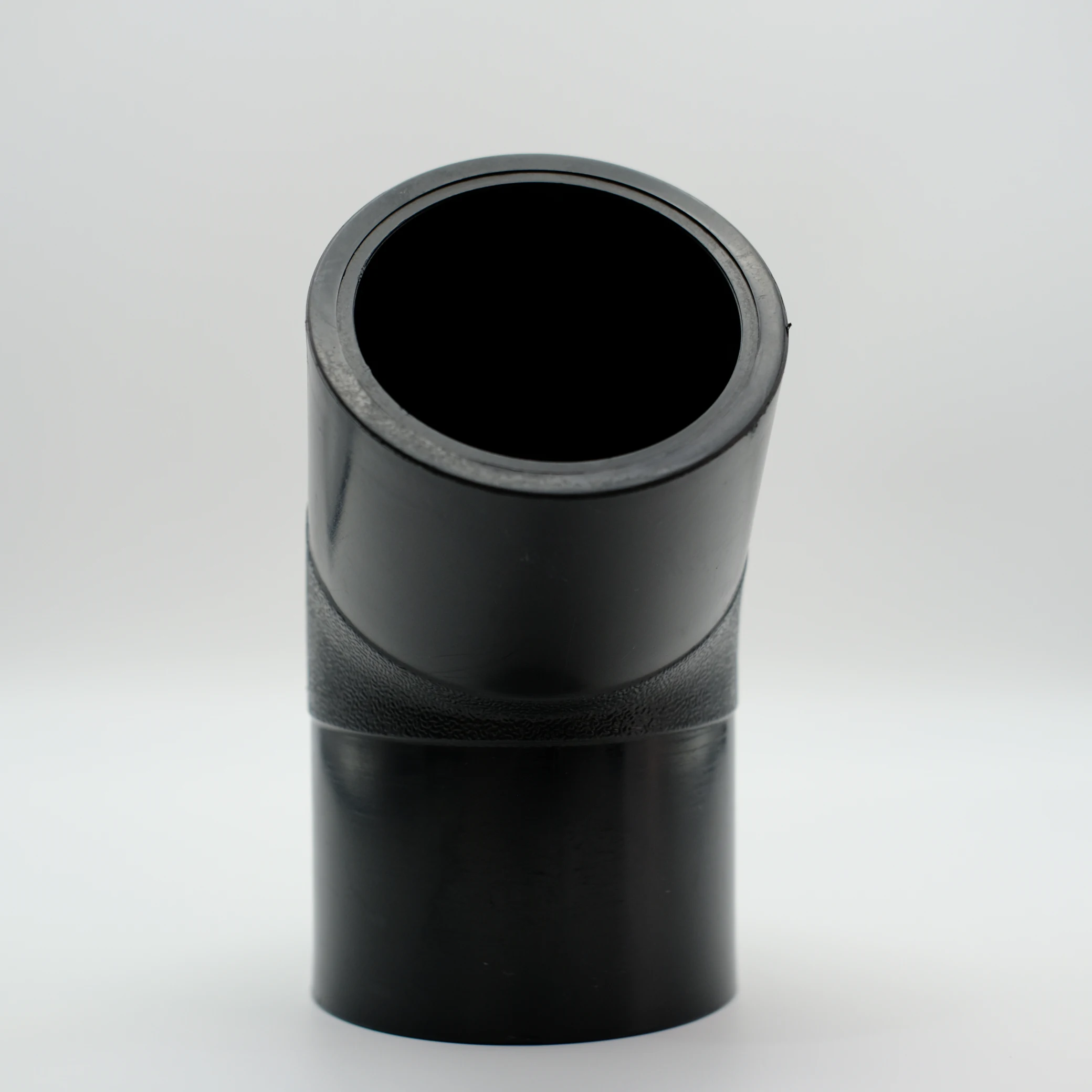 Фитинги для локтя трубы hdpe гофрированные трубы фитинги PE горячего расплава 45 ° локоть hdpe дренажные фитинги
