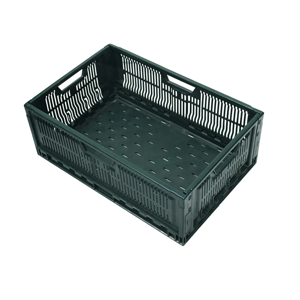Supermarket Display Racks Folding Turnover Box Collapsible Storage Crate Shipping Logistic