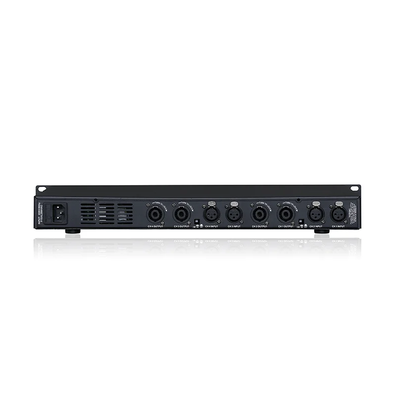 DP2 2-way 2800W * 2 1U D-level Профессиональный сабвуфер усилитель мощности
