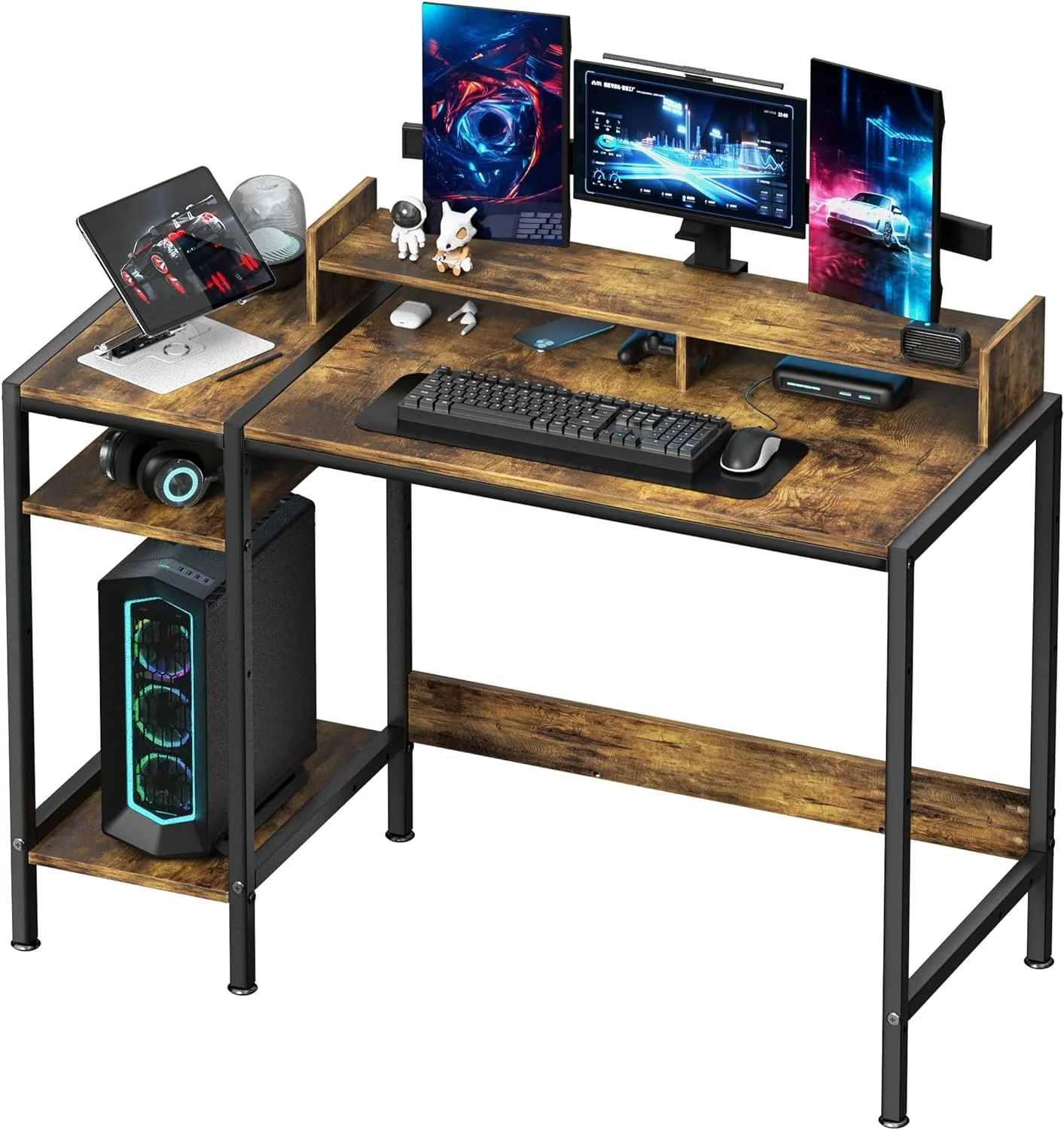 high quality cheap adjustable computer electric office wood gaming gift table desk for gaming