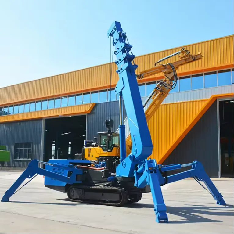 Mini Lifting Machinery Spirder Crane Movable 8ton Crawler Crane 3ton