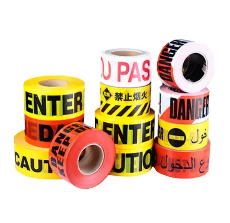 Hazard Construction Barrier Crime Scene Yellow Portable No Entry Safety Warning Keep Out Tape Barricade Caution Tape Roll