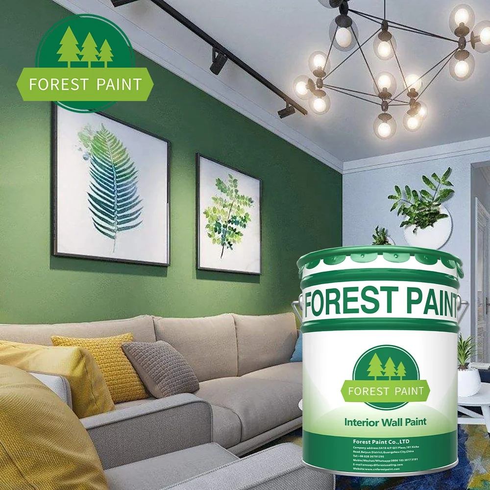 FOREST Special environmental emulsion beautiful decorative interior latex wall color house paint color chart for block building
