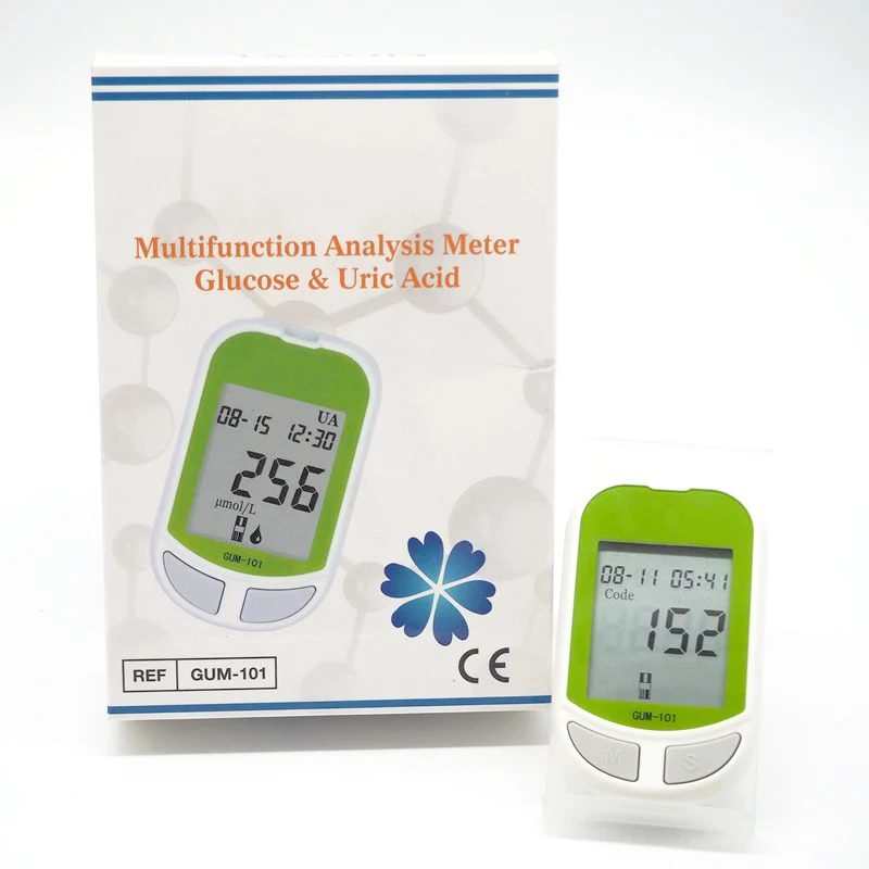 Accurate test uric acid meter intelligent blood non invasive glucose meter watch with test strips
